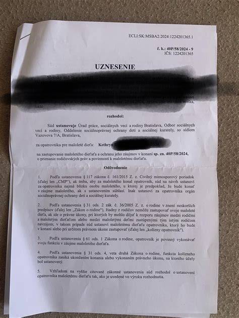 Rozvod a určenie opatrovníka pre dieťa na Slovensku: postupy, práva a povinnosti Kolízneho opatrovníka